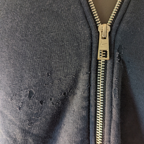 Men's Trashed Nike Hooded Jacket Size 2XL - Picture 4 of 6